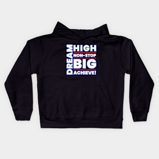 Dream Big Minimalist Aesthetic Design Kids Hoodie